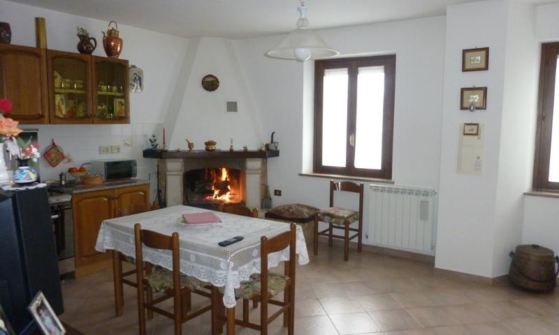 La cucina al primo piano